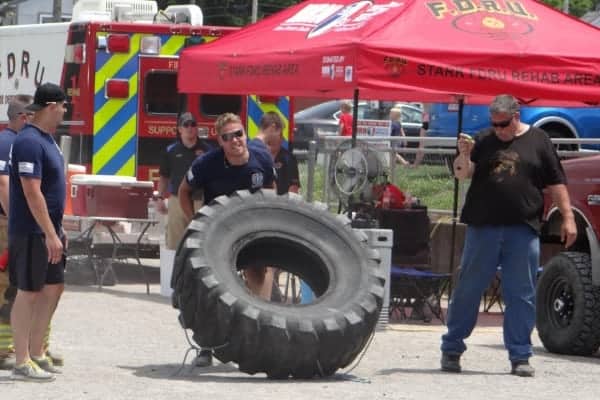 tire challenge participant